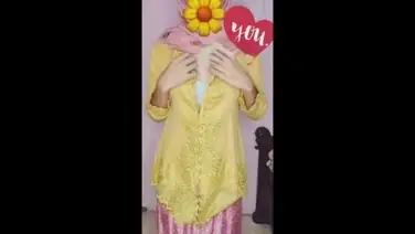 Live Ukhti Kebaya Pink Tampil Berani Menggoda Viral HD